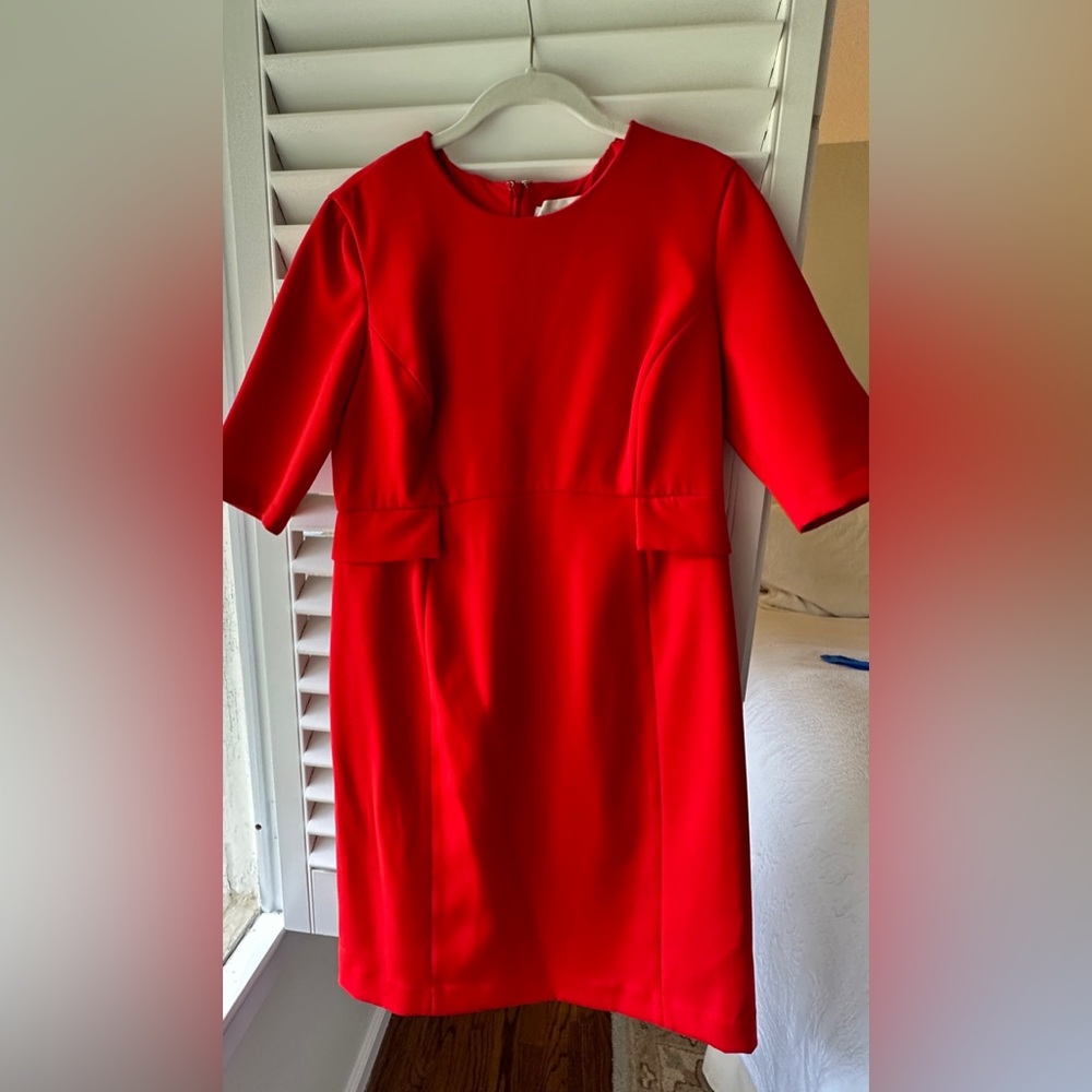 Seraphine LUXE Red maternity dress
